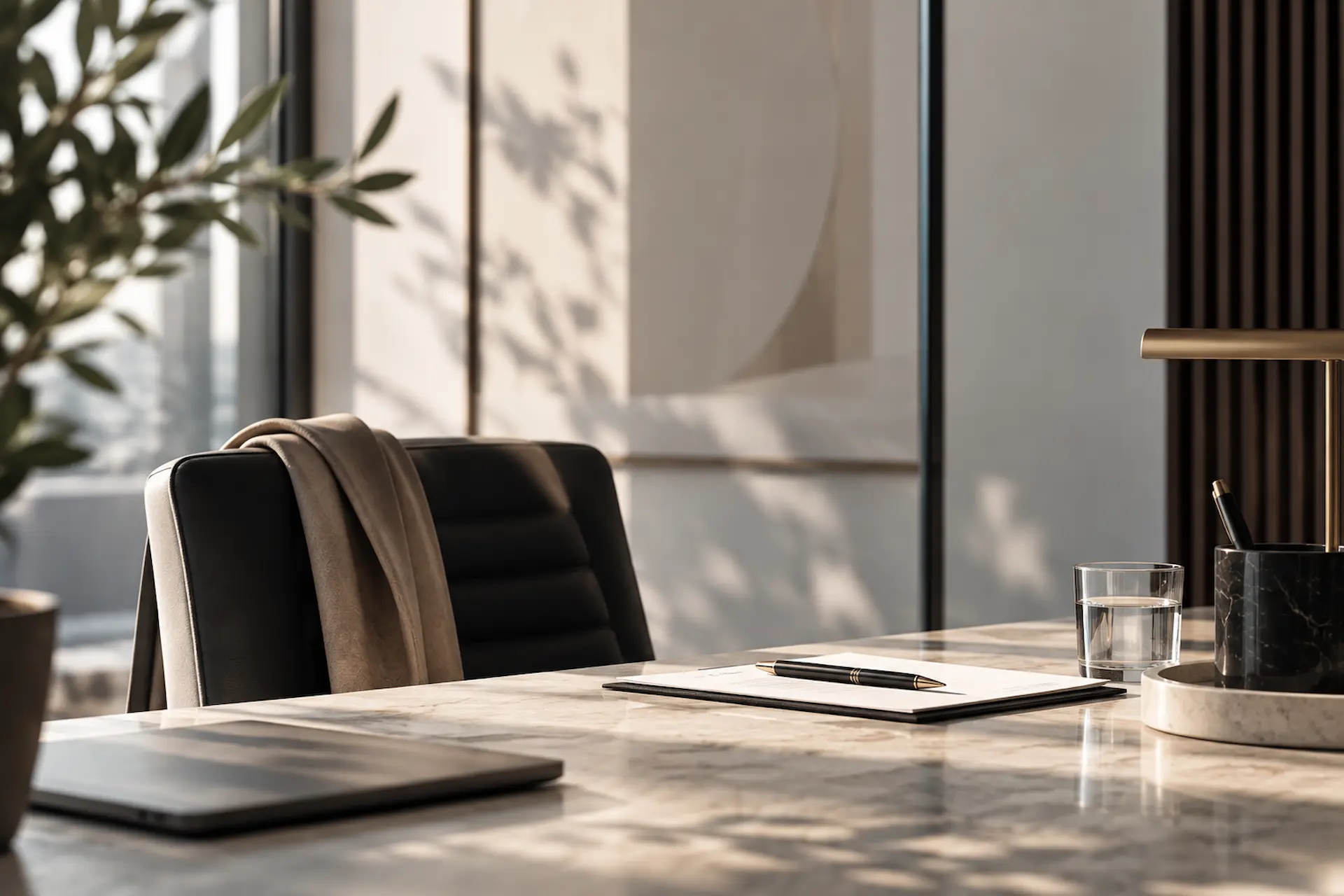 Espacio de trabajo de un estudio jurídico
